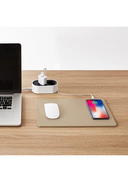 Hands 3 Wireless Şarjlı Mouse Pad Krem fiyatları