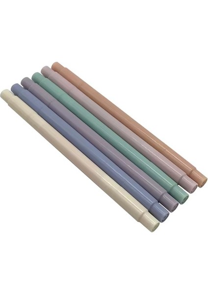 6'lı Wen-Duo 500 Kesik -Yuvarlak Çift Uçlu Pastel Fosforlu Kalem fırsatları