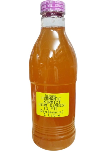 Kırmızı Üzüm Sirkesi Çift Damıtılmış Fermente Edilmiş 1 Litre fırsatları