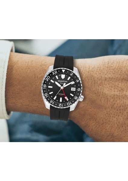 QMG1105.351 Erkek Kol Saati – Otomatik Gmt, 20 Atm, Safir Cam, Siyah Sportif Tasarım fırsatları