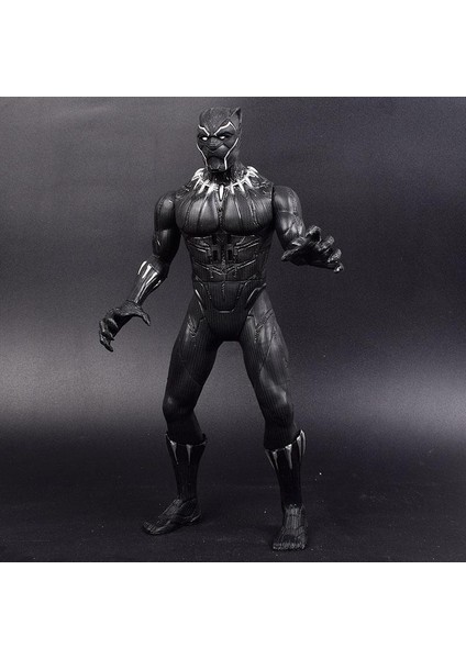 Çocuk Erkek Avengers Demir Örümcek Adam Venom Kara Panter Thanos Figürü Aydınlatma Figürü (Yurt Dışından)