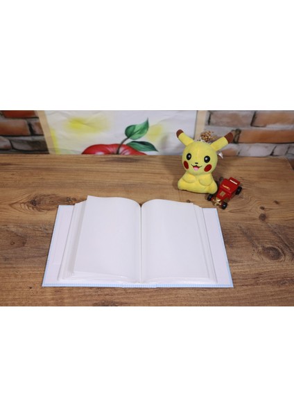 10x15 cm 100’lük Pencereli Bebek Fotoğraf Albümü Mavi