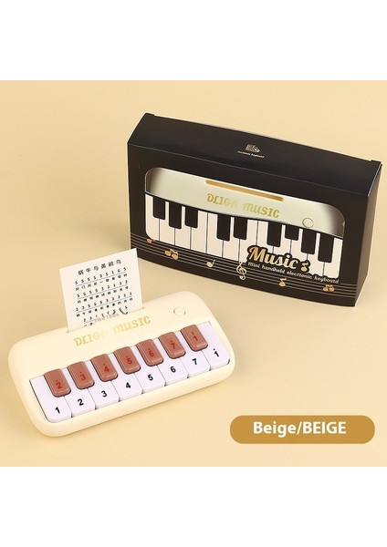 Çocuk Acemi Cep Mini Piyano Çalınabilir Müzik Çok Fonksiyonlu Tuşlar Müzik Aleti Oyuncaklar (Yurt Dışından)