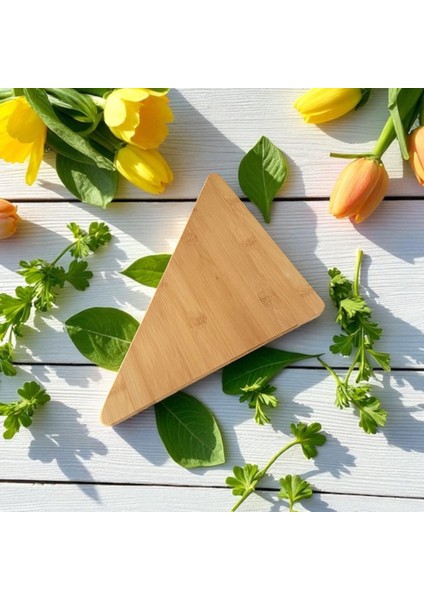 Üçgen Bambu Sunumluk fiyatları