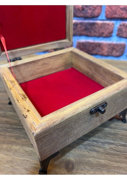 Renkli Desenli Takı Kutusu Ahşap ve Seramik Karo, Zarif ve Şık Tasarım modelleri