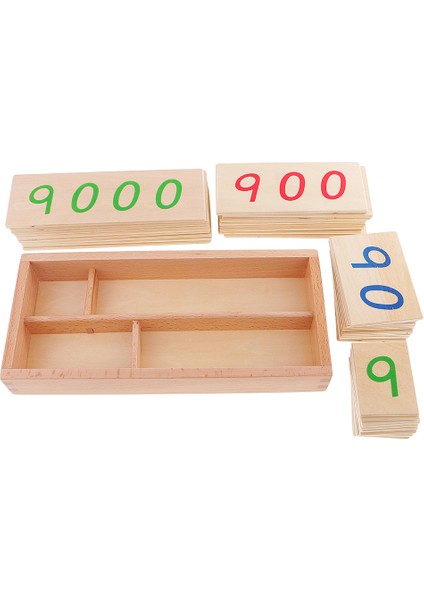 1-9000 Eğitici Oyuncak Küçük Öğrenme Ahşap Kutu (Yurt Dışından) fiyatları
