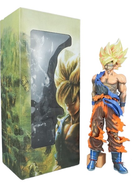 Yedi Dragon Ball Figürü Anime Savaş Hasarı Goku Manga Renkli Büyük Model Süsler (Yurt Dışından)