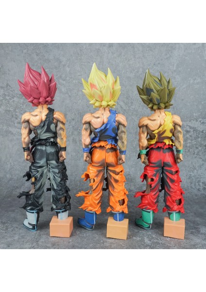 Yedi Dragon Ball Figürü Anime Savaş Hasarı Goku Manga Renkli Büyük Model Süsler (Yurt Dışından) fiyatları