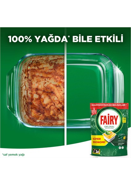 Hepsi Bir Arada Limon 50'li Bulaşık Makinesi Kapsülü modelleri