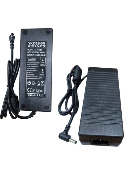 12V 15A Standart Uç L Tipi 90 Derece Adaptör Ac-Dc 12V 15A Adaptör fırsatları