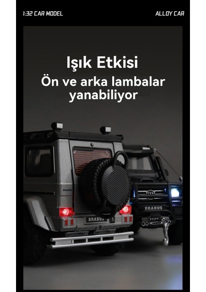 Arazi Aracı 1/32 Ses ve Işık Alaşımlı Araba Modeli Oyuncak (Yurt Dışından) indirimleri