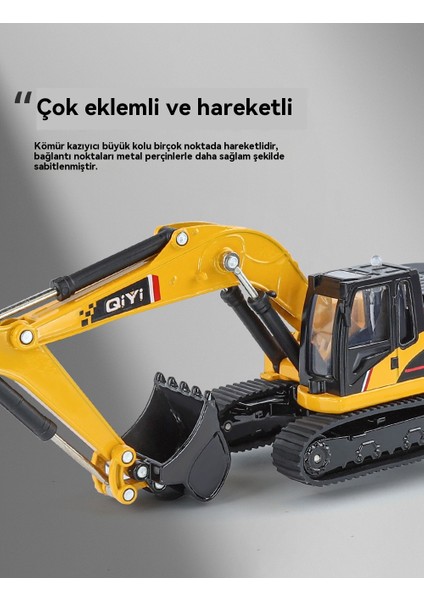 Ekskavatör 1/60 Alaşım Modeli Ses ve Işık Oyuncak Modeli Çocuk Süsleri (Yurt Dışından) modelleri
