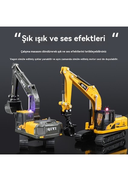 Ekskavatör 1/60 Alaşım Modeli Ses ve Işık Oyuncak Modeli Çocuk Süsleri (Yurt Dışından) fırsatları
