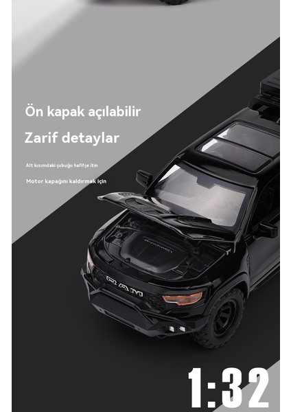 Pick-Up Rv 1/32 Alaşımlı Araba Modeli Oyuncak (Yurt Dışından) indirimleri