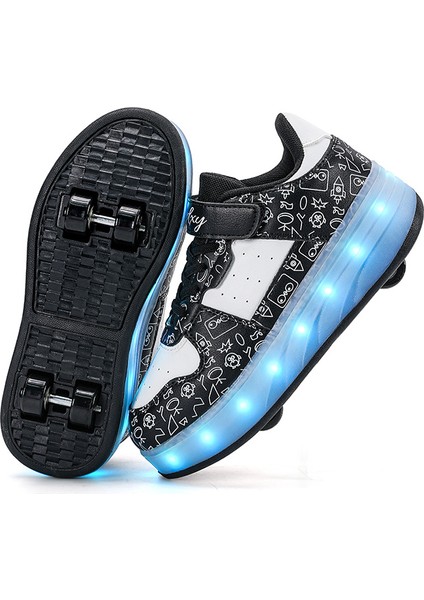 LED Yanıp Sönen Işık Dört Tekerlek Kasnağı (Yurt Dışından)