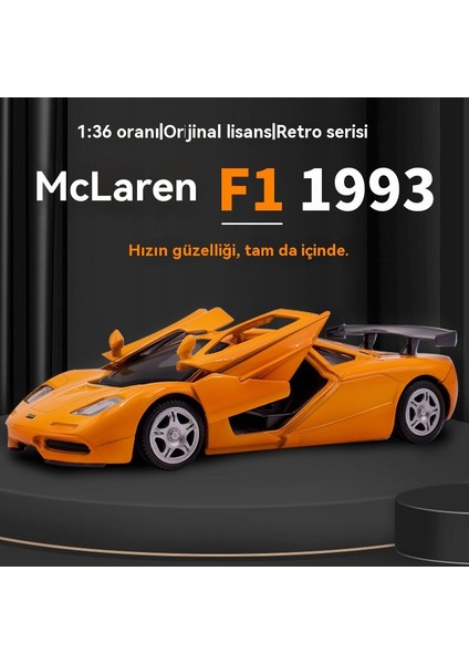 Mclaren F1 Alaşım 1/36 Erkek Araba Modeli (Yurt Dışından) indirimleri