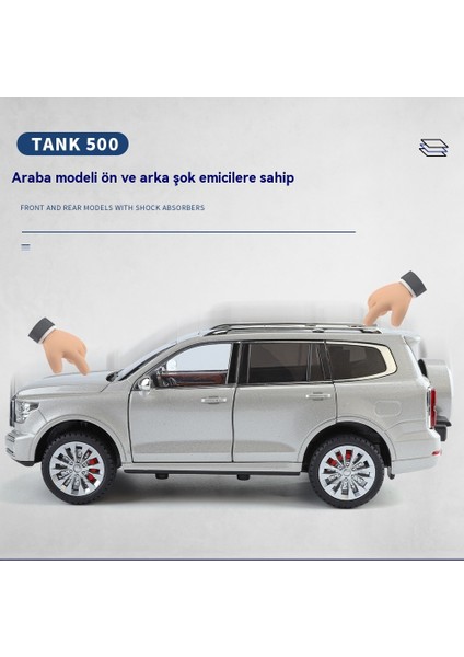 Zhiguan Arazi Aracı 1/24 Taklit Alaşım Araba Modeli Oyuncak (Yurt Dışından) fırsatları