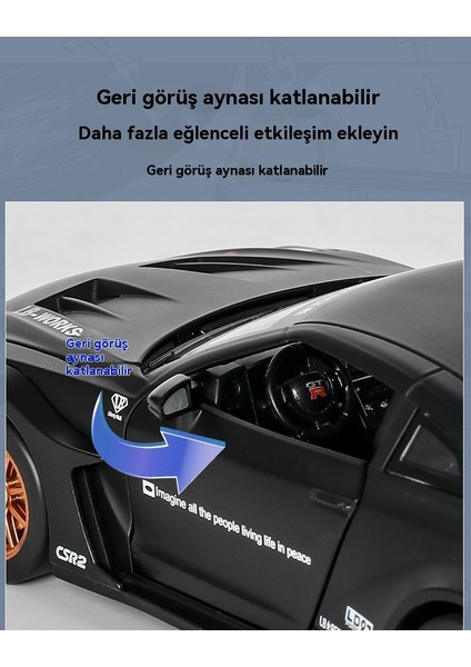 Kara Mamba Alaşım Gtr Araba Modeli Çocuk Oyuncak (Yurt Dışından) indirimleri