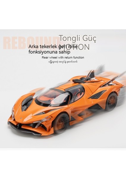 1:24 Apollo Helios Spor Araba Sprey Model Süsler (Yurt Dışından) fiyatları