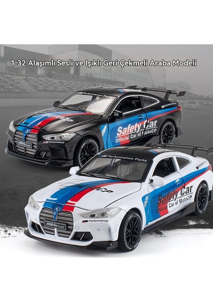 1:32 Bmw M4 Spor Araba Yarış Pisti Ses ve Işık Oyuncak Araba (Yurt Dışından) modelleri