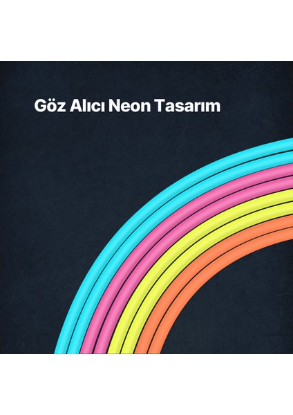 Usb-C - Usb-C 120CM 60W Pd/qc Hızlı Şarj/data Kablosu Neon Mavi 2DK59NM