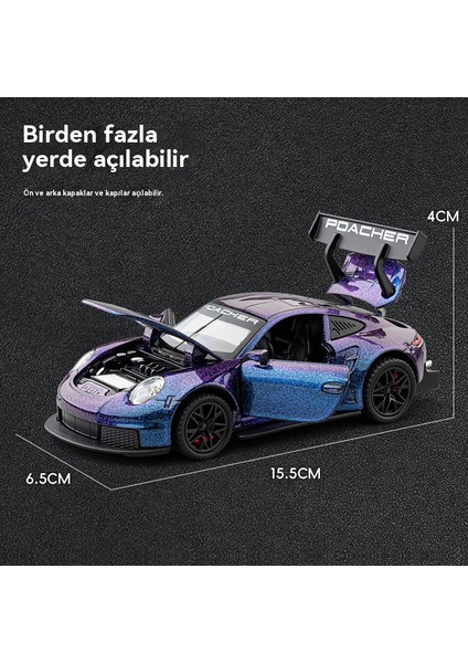 1 Ila 32 Bao Hijie GT3RS Spor Araba Ses ve Işık Oyuncak Araba (Yurt Dışından) indirimleri