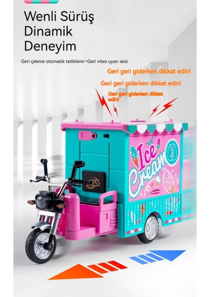 1:10 Paket Üç Tekerlekli Bisiklet Alaşımlı Oyuncak (Yurt Dışından) fiyatları