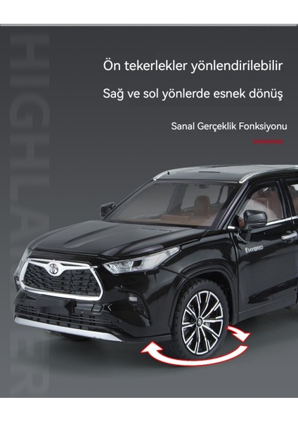 1 Ila 24 Highlander Street Araba Sürümü Alaşımlı Otomobil Modeli (Yurt Dışından) fiyatları