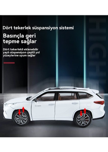 1 Ila 24 Highlander Street Araba Sürümü Alaşımlı Otomobil Modeli (Yurt Dışından) indirimleri
