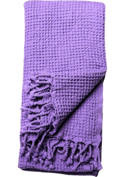 Lüks Plaj Havlusu Peştemal, Waffle Dokuma, 100% Pamuk, Çabuk Kuruyan, Yüksek Kaliteli Plaj Havluları