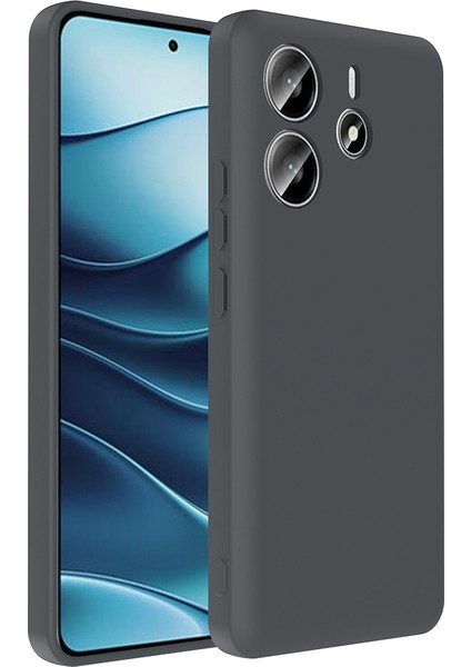 Redmi Note 14 4g Kılıf Kamera Korumalı Kartlık Hazneli Hlp Vitra Kapak - Gri