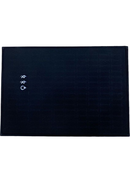 Büyük Siyah Batırmalı Yüzük Tablası 25X34 Cm, Şıklık ve Zarafet Için Mükemmel Seçenek