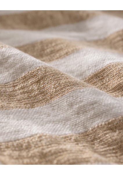 Aviral Çift Kişilik Pamuklu Yatak Örtüsü - Bej