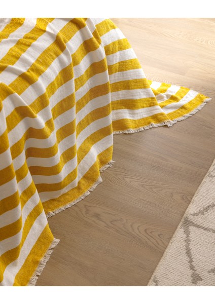 Aviral Çift Kişilik Pamuklu Yatak Örtüsü - Sarı fırsatları