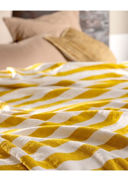 Aviral Çift Kişilik Pamuklu Yatak Örtüsü - Sarı indirimleri