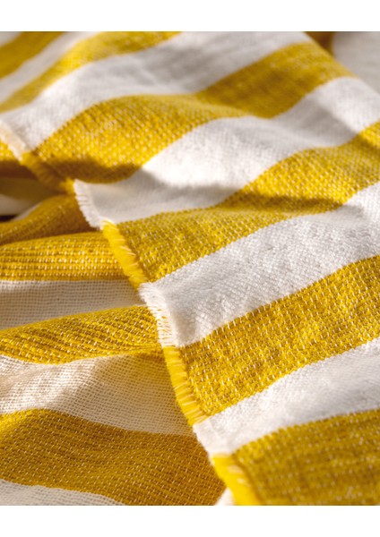 Aviral Çift Kişilik Pamuklu Yatak Örtüsü - Sarı