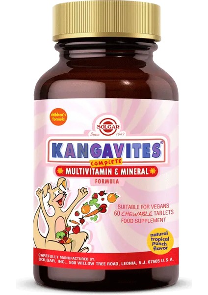 Kangavıtes Multi Vitamin Mineral Complex 60 Kapsül modelleri
