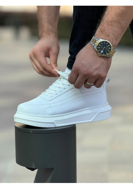 J987 Second Edition Ortopedik Taban Günlük Cilt Erkek Sneaker Spor Ayakkabı Cbt Beyaz fırsatları