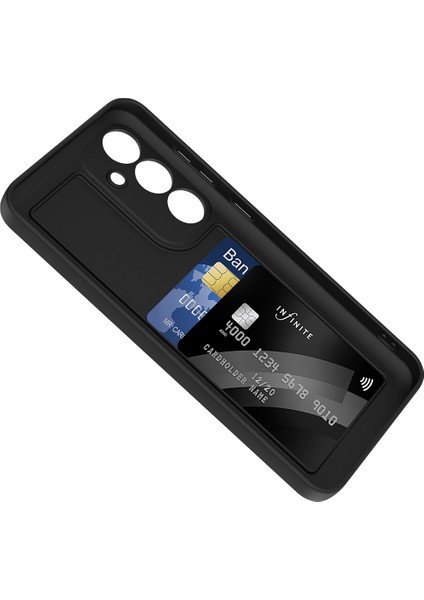 Galaxy S24 Fe Kılıf Kamera Korumalı Kartlık Hazneli Tkgn Vitra Kapak - Lacivert fırsatları