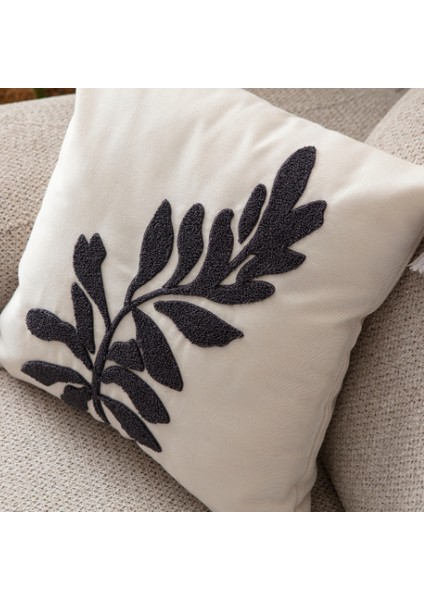 Comfort Punch Desenli Kırlent Kılıfı Kare Dekoratif Bohem Nakışlı Koltuk Yastık Kılıfı Panç 45X45 modelleri