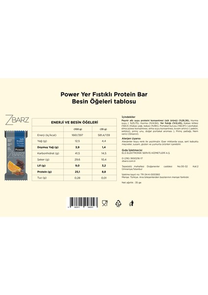 Power Protein Bar 35 G ( 12 Adet ) modelleri