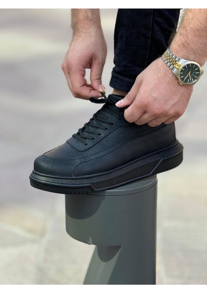 J987 Second Edition Ortopedik Taban Günlük Cilt Erkek Sneaker Spor Ayakkabı Cst Siyah modelleri