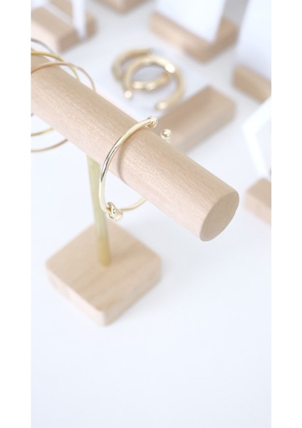 Ahşap Takı ve Bileklik Vitrini, Şık ve Organik Tasarım indirimleri