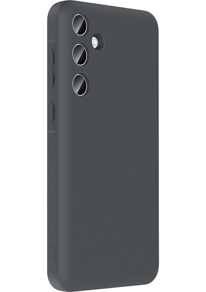 Galaxy A36 Kılıf Kamera Korumalı Kartlık Hazneli Tkgn Vitra Kapak - Mürdüm