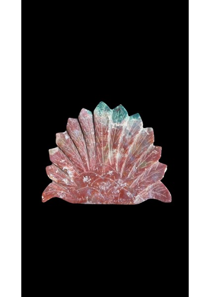 Tavus Kuşu Kuyruğu Figürü Hint Akik