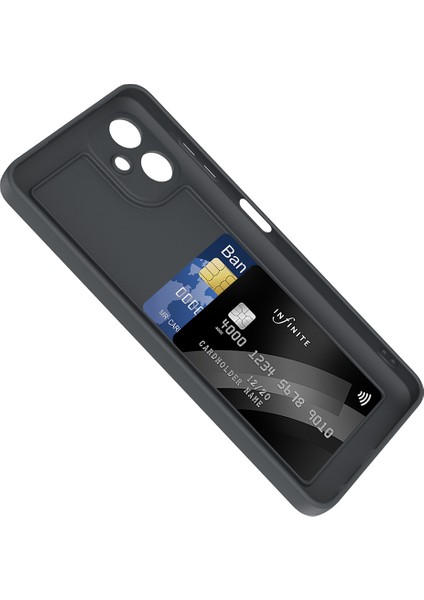 Galaxy A06 Kılıf Kamera Korumalı Kartlık Hazneli Klfs Vitra Kapak - Siyah