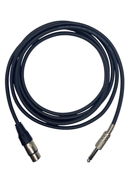 Sxjd6 Enstrüman Kablo Mono Jak - Xlr Dişi 6 Metre