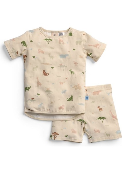 Organik Pamuklu 2 Parça Kısa Pijama 0.2 TOG