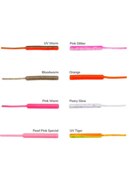 Larva 5 cm Lrf Silikon Yem Orange