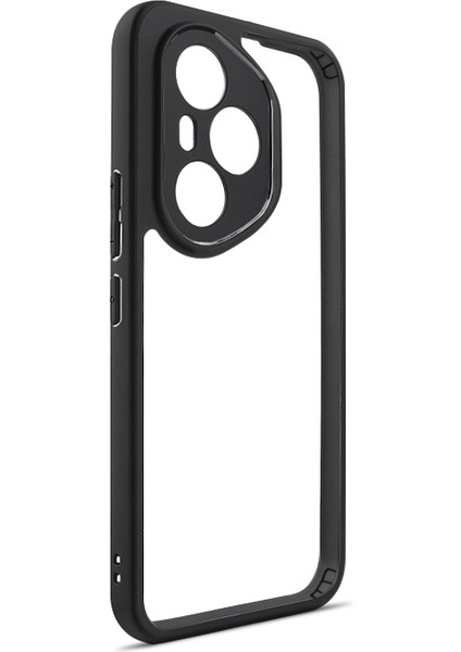 Honor 400 Pro Kılıf Kamera Korumalı Şeffaf Arka Yüzey Hzrv New Roll Kapak - Siyah indirimleri